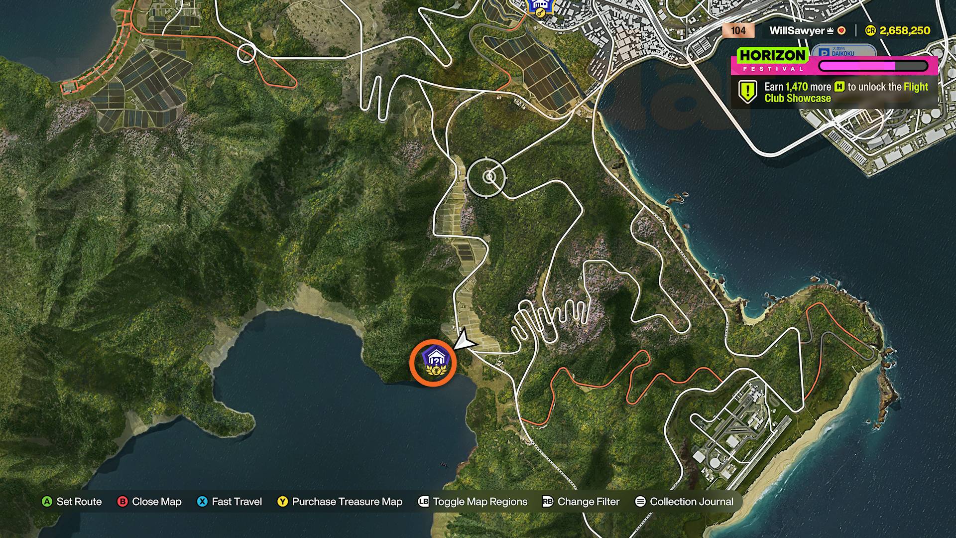 Map reference for the 1993 Nissan Skyline GT-R V-Spec Barn Find in Sotoyama