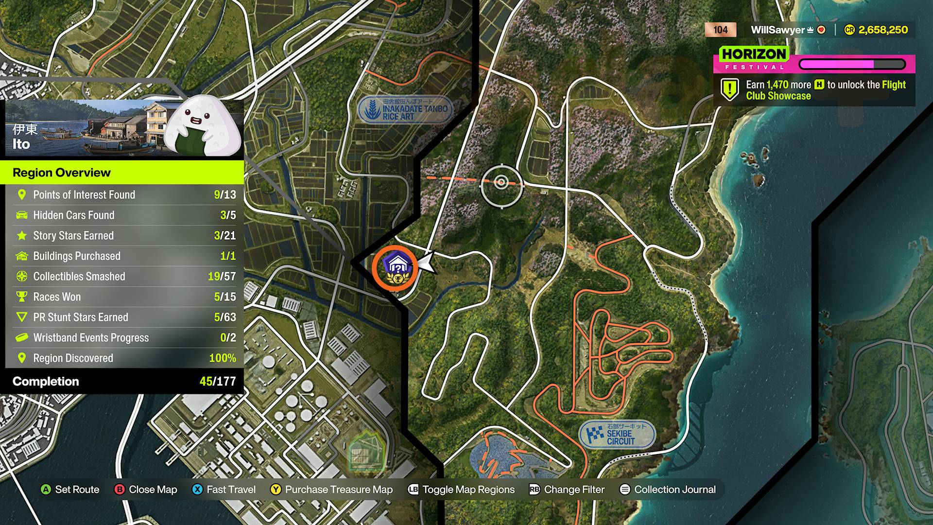 Map reference for the 2005 Subaru Impreza WRX STI Barn Find in Ohtani