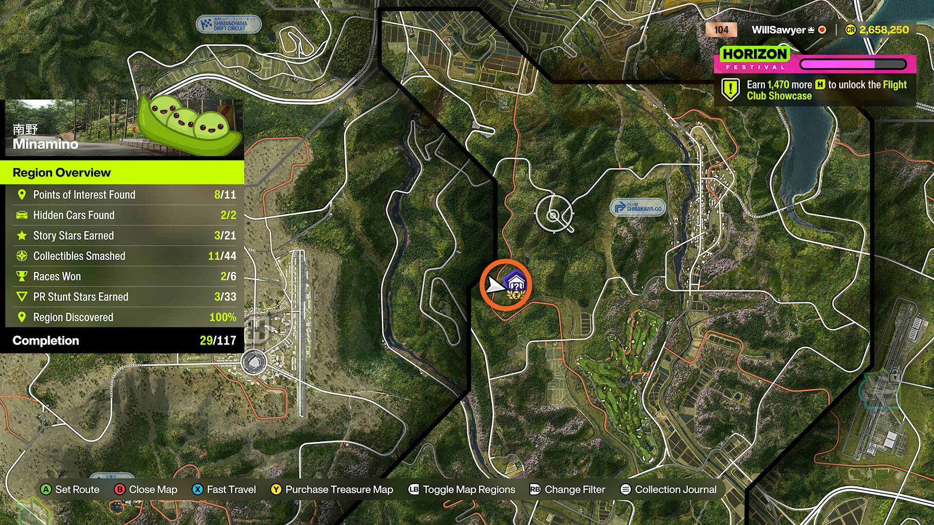Map reference for the 1998 Toyota Supra RZ Barn Find in Hokubu
